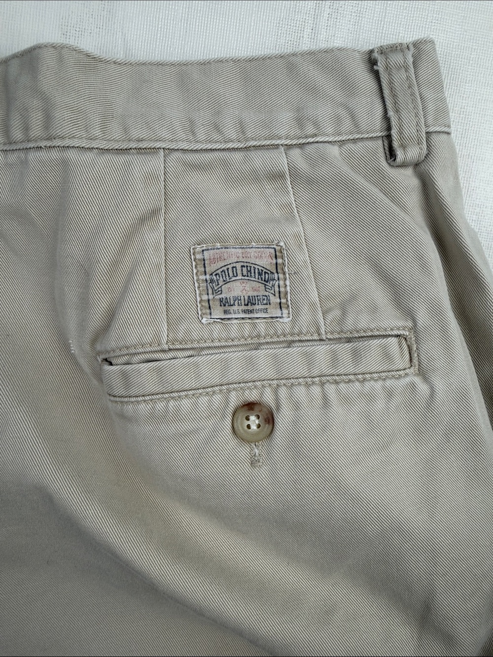 Ralph Lauren Polo Sport Light Khaki Pleated Cuffed Chino Pants Size 10P - Picture 9 of 14